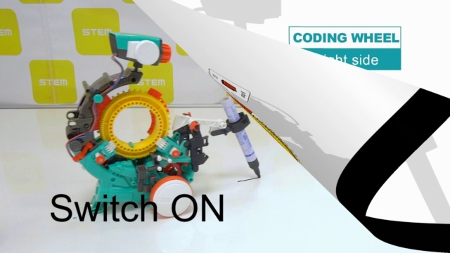 Mech-5 Drawing bot Example 4 text W M 3